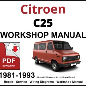 Citroen C25 1981-1993 Workshop and Service Manual PDF