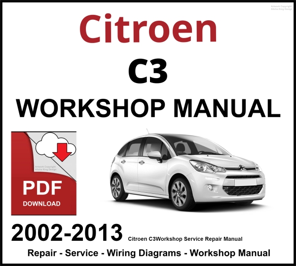 Citroen C3 Workshop and Service Manual 2002-2013