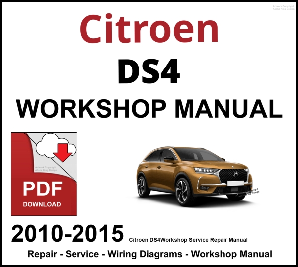 Citroen DS4 Workshop and Service Manual 2010-2015