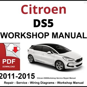 Citroen DS5 Workshop and Service Manual 2011-2015