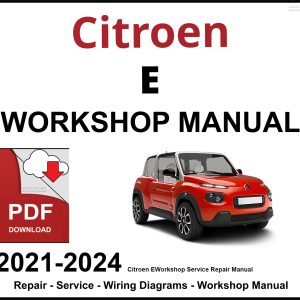 Citroen E-C4 Workshop and Service Manual 2021-2024 PDF