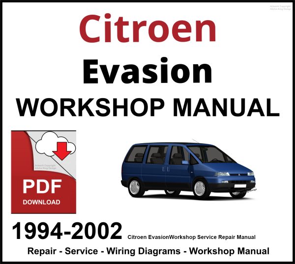 Citroen Evasion 1994-2002 Workshop and Service Manual