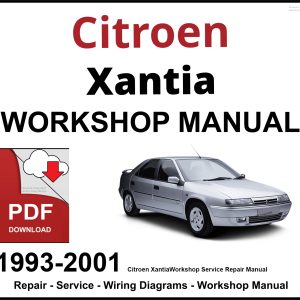 Citroen Xantia Workshop and Service Manual 1993-2001