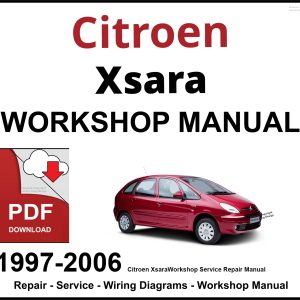 Citroen Xsara Workshop and Service Manual 1997-2006