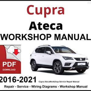 Cupra Ateca Workshop and Service Manual 2016-2021 PDF