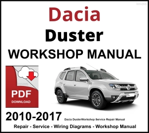 Dacia Duster 2010-2017 Workshop and Service Manual PDF