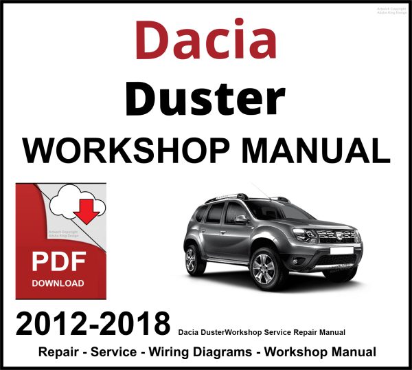 Dacia Duster 2012-2018 Workshop and Service Manual
