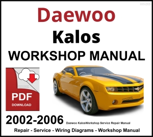 Daewoo Kalos 2002-2006 Workshop and Service Manual PDF