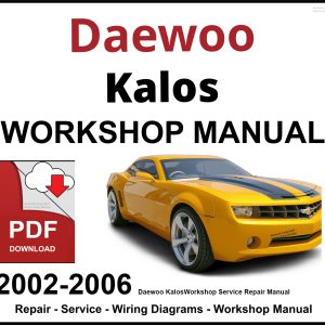 Daewoo Kalos 2002-2006 Workshop and Service Manual PDF