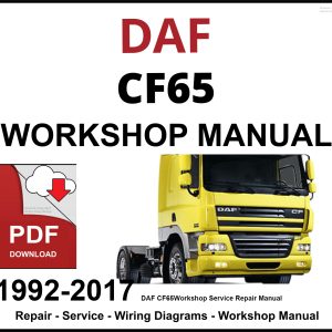 DAF CF65 Workshop and Service Manual PDF
