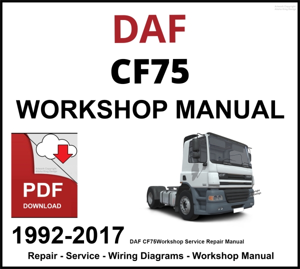 DAF CF75 Workshop and Service Manual PDF