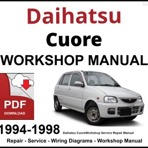 Daihatsu Cuore 1994-1998 Workshop and Service Manual PDF