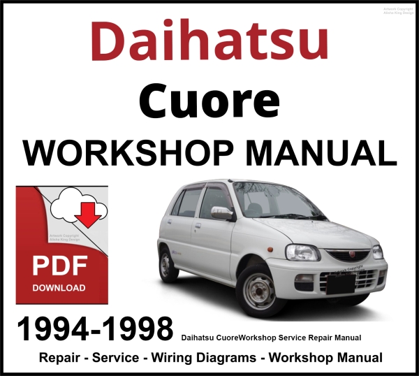 Daihatsu Cuore 1994-1998 Workshop and Service Manual PDF