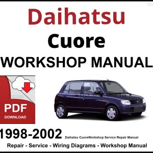 Daihatsu Cuore 1998-2002 Workshop and Service Manual PDF