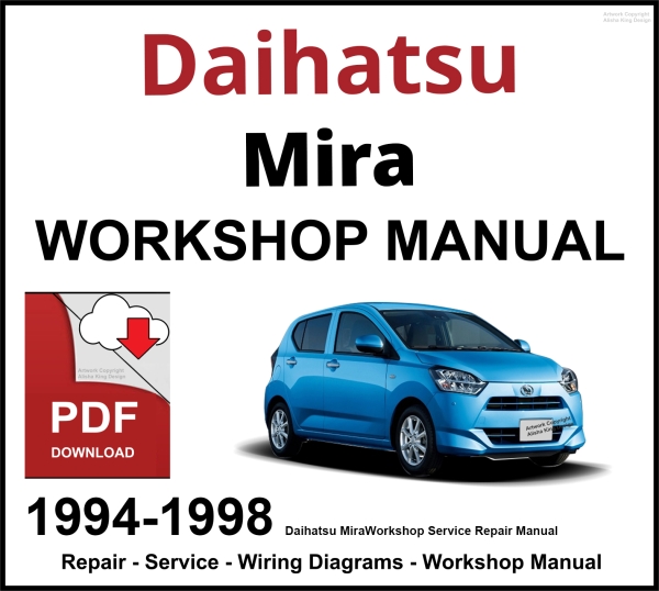 Daihatsu Mira 1994-1998 Workshop and Service Manual PDF