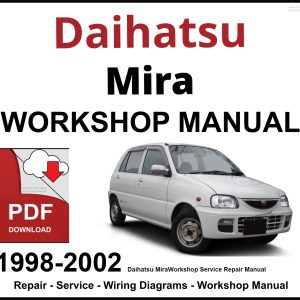 Daihatsu Mira 1998-2002 Workshop and Service Manual PDF