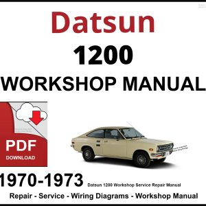 Datsun 1200 Workshop and Service Manual 1970-1973 PDF