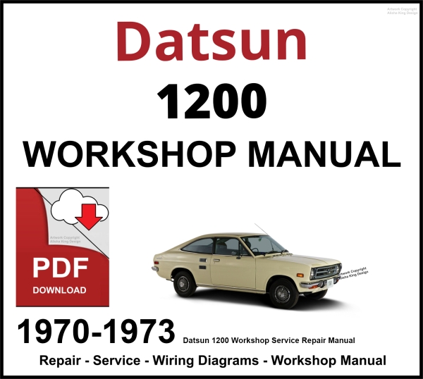 Datsun 1200 Workshop and Service Manual 1970-1973 PDF