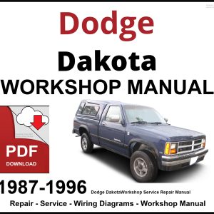 Dodge Dakota Workshop and Service Manual 1987-1996 PDF