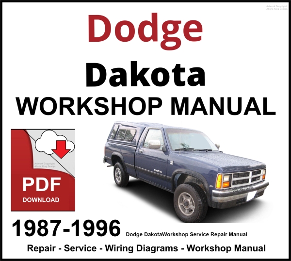 Dodge Dakota Workshop and Service Manual 1987-1996 PDF