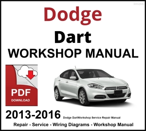 Dodge Dart Workshop and Service Manual 2013-2016 PDF