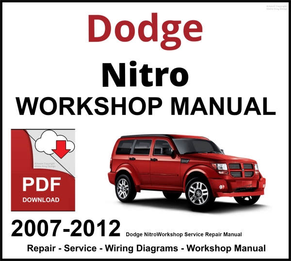 Dodge Nitro Workshop and Service Manual 2007-2012 PDF