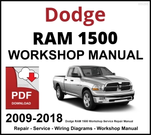 Dodge RAM 1500 Workshop and Service Manual 2009-2018 PDF