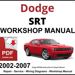 Dodge SRT-10 Workshop and Service Manual 2002-2007 PDF