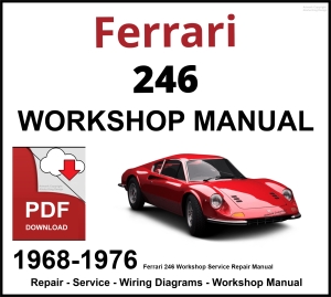 Ferrari 246 Workshop and Service Manual PDF