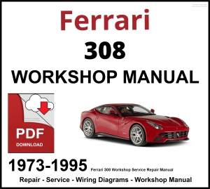 Ferrari 308 Workshop and Service Manual PDF