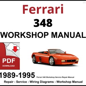 Ferrari 348 Workshop and Service Manual PDF