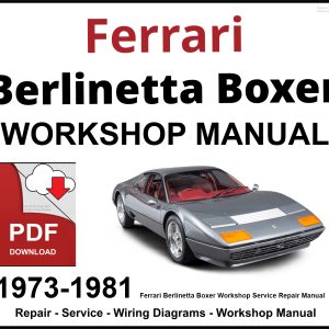 Ferrari Berlinetta Boxer 1973-1981 Workshop Manual PDF