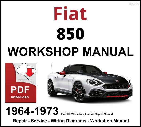 Fiat 850 Workshop and Service Manual 1964-1973 PDF