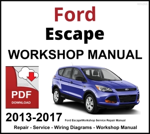 Ford Escape 2013-2017 Workshop and Service Manual PDF