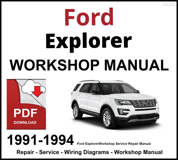 Ford Explorer 1991-1994 Workshop and Service Manual