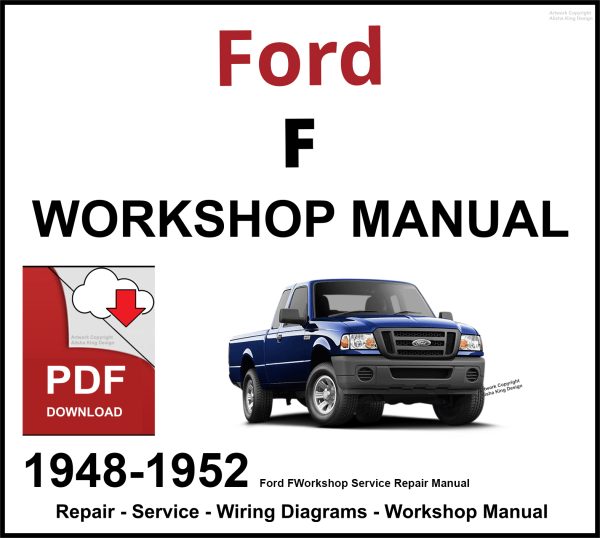 Ford F-Series 1948-1952 Workshop and Service Manual PDF