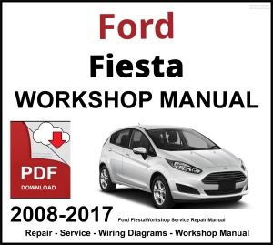 Ford Fiesta Workshop and Service Manual 2008-2017 PDF