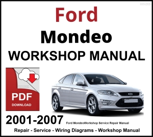 Ford Mondeo 2001-2007 Workshop Service Repair Manual