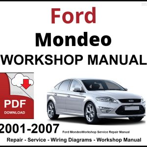 Ford Mondeo 2001-2007 Workshop Service Repair Manual