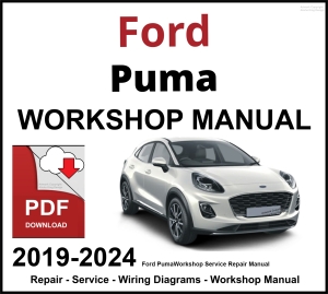 Ford Puma 2019-2024 Workshop and Service Manual PDF