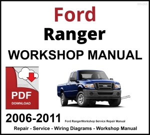 Ford Ranger 2006-2011 Workshop and Service Manual PDF