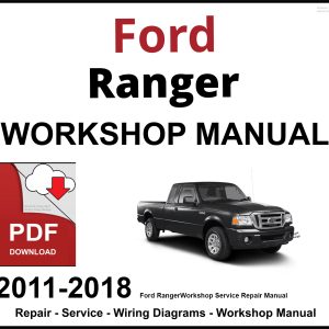 Ford Ranger 2011-2018 Workshop and Service Manual PDF