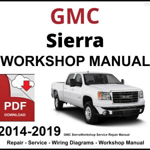 GMC Sierra 2014-2019 Workshop and Service Manual PDF