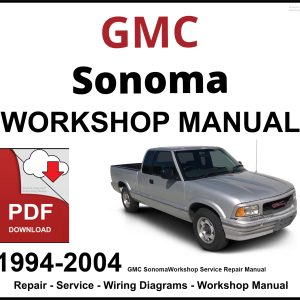 GMC Sonoma 1994-2004 Workshop and Service Manual PDF