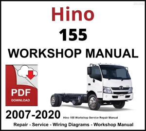 Hino 155 Workshop and Service Manual 2007-2020 PDF