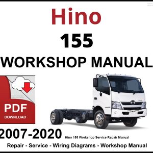 Hino 155 Workshop and Service Manual 2007-2020 PDF