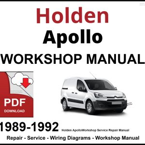 Holden Apollo 1989-1992 Workshop and Service Manual PDF