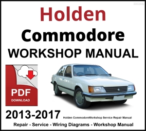 Holden Ute 2013-2017 Workshop and Service Manual