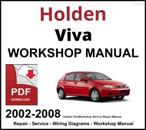 Holden Viva 2002-2008 Workshop and Service Manual PDF