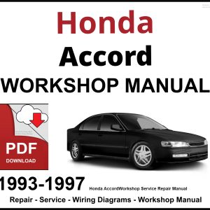Honda Accord 1993-1997 Workshop and Service Manual PDF